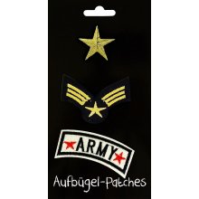 patches "army, star, star with wings"