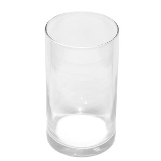 Glas für Teelichthalter oder Teakholzbalken