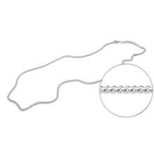 Halskette Edelstahl, Ø: 3 mm, Länge 75 cm