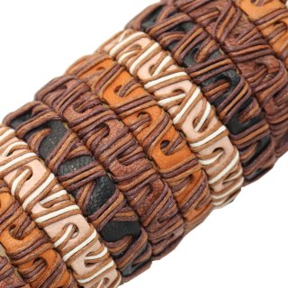 Armbandrolle natur, mit 25 Armbändern