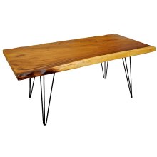 Tischplatte mit Baumkante "180"