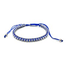 Armband, mit Glitzer, Farbe: blau
