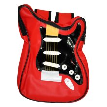 bag "Guitar", backpack, red/black