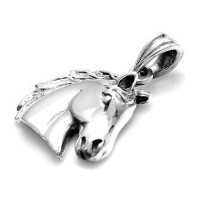 Anhänger "Pferdekopf", Silber, ca. 20 mm