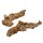 Tealight holder 2 teak root
