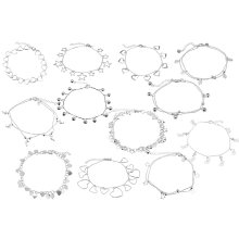 refill set 3 for display ANG12 "Anklets"