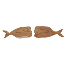 Schneidebrett Fisch  M, aus Holz, ca. 40 x 15 cm