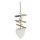 wind chimes "love", small, white, ca. 35 - 40 cm