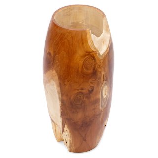 deco vase made of teak