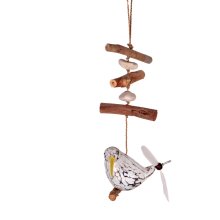 Wind chime "3 sea gulls with propeller" with...