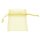 Organzabeutel, 6er-Pack, 7 x 10 cm, gelb