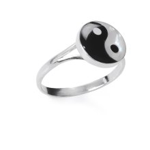 Ring "Yin & Yang", 925 Silber mit Perlmutt,...