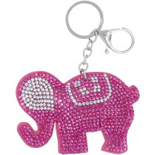 Schlüsselanhänger "Elefant" pink