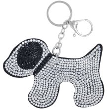 Schlüsselanhänger "Hund" schwarz