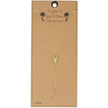 Halskette "Seestern", Ø: 15 mm, Farbe: gold