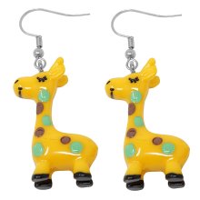 Ohrringe, Paar "Giraffe", Länge: ca. 55 mm