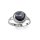 Ring "Paua Muschel", 925 Silber, Ø 12 mm, U 60 mm