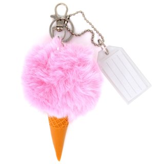 Ice Cream Keychain, color: rose