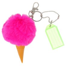 Ice Cream Keychain, color: pink