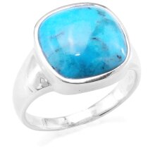 Ring, Silber mit Arizona Türkis, Höhe: 16 mm,...