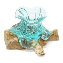 Wurzel mit Glas, ca. 15 cm