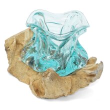 Wurzel mit Glas, ca. 15 cm