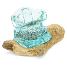 Wurzel mit Glas, ca. 15 cm