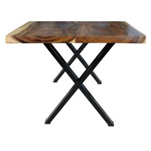 Table leg pair model "X", height 70 cm, width...