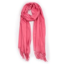 Schal "Jaquard" pink, 70 x 180 cm, 100% Polyester