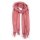 Schal "Jaquard" rosa, 70 x 180 cm, 100% Polyester