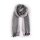 Schal "Jaquard", schwarz-grau, 70 x 180 cm, 55% Viskose, 45% Polyester