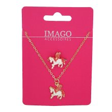 Kinderschmuck-Set Kette und Ring Pegasus