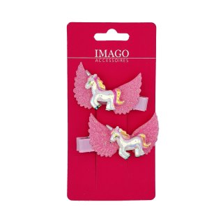 Unicorn hair clips