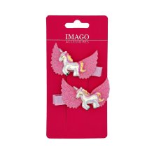 Unicorn hair clips