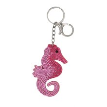 Keyring seahorse - pink