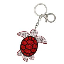 Keychain turtle - red