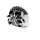 Edelstahlring "Skull", Höhe: 25 mm, U: 65 mm