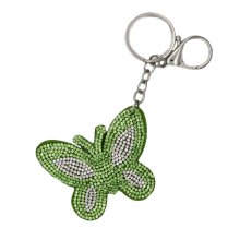 Keychain butterfly - green
