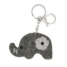Schlüsselanhänger Elefant - grau