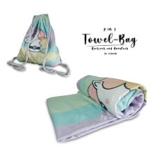 Towel-Bag "unicorn", 70 cm x 150 cm