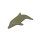 Delfin, schwimmend, Hibiskusholz, 7 cm
