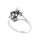 Edelstahlring "Lilie" Höhe: 16 mm, U: 65 mm