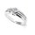 Edelstahlring "Crystal", Höhe: 6 mm, in 4 Größen