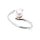 Edelstahlring "Perle", Höhe: 10 mm, U: 57 mm