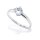 Edelstahlring "Crystal", Höhe: 6 mm, U: 60 mm