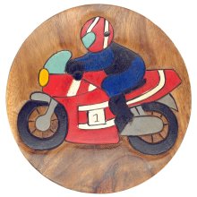 Childrens stool "Motorcycle"