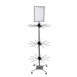 Rotation Display high 70 cm, 3 level with each 10 hooks
