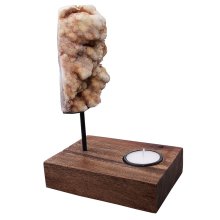 Candleholder with stone