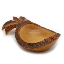 Wooden bowl, "Ananas big" 37x21x8 cm