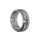 Edelstahlring "geometrisch" (Ring in Ring), 6 Größen ier